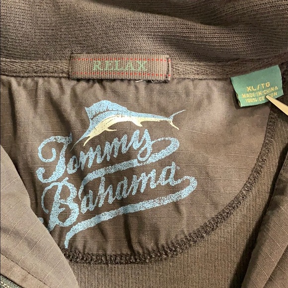 🎉Tommy Bahama 3/4 zip sweatshirt XL - Picture 4 of 5